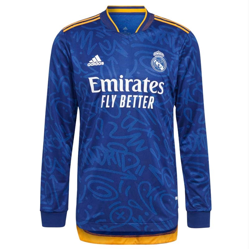 Authentic Camiseta Real Madrid 2ª ML 2021-2022
